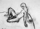 Life Drawing I|1997|charcoal on paper|42 x 57 cm